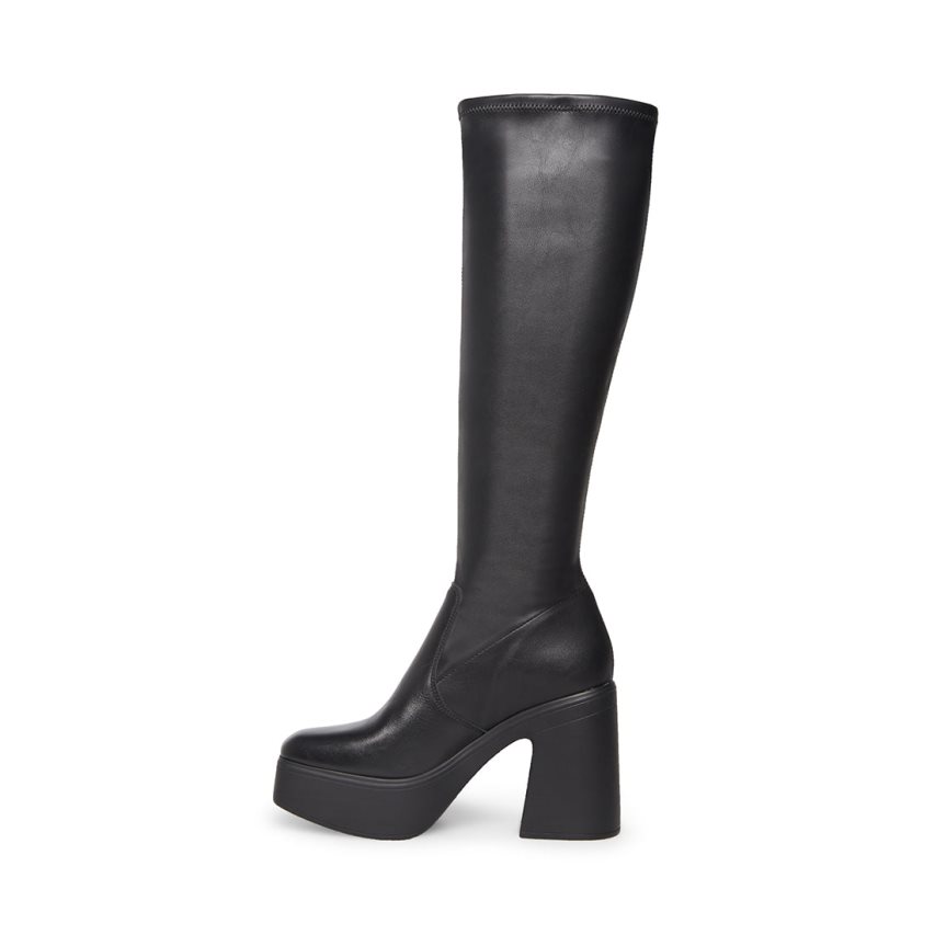 Botas Hasta La Rodilla Steve Madden Phoenix Mujer Negras | ES TZ0389